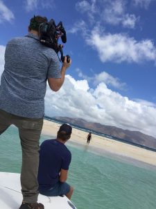 Taking reporters from CNN to Sandy Spit to cover the story