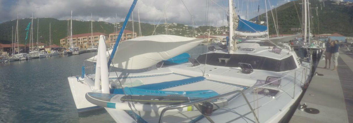 Catamaran Breanker at the 2017 St Thomas Yacht Show! Scuba vacation