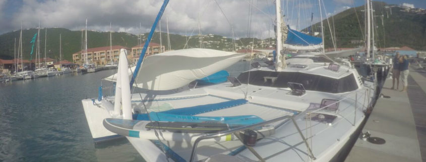 Catamaran Breanker at the 2017 St Thomas Yacht Show! Scuba vacation