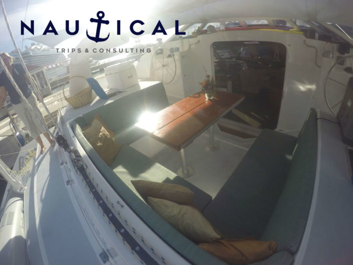 Cockpit Cockpit of yacht Breanker