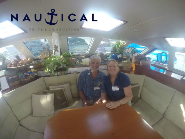Capt. Kristian and Marianne Crew of yacht breanker