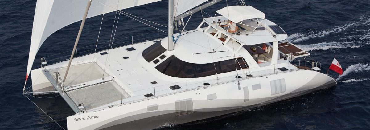 crewed Catamaran Santa Ana
