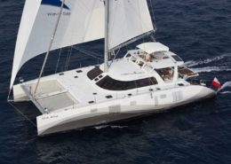 crewed Catamaran Santa Ana