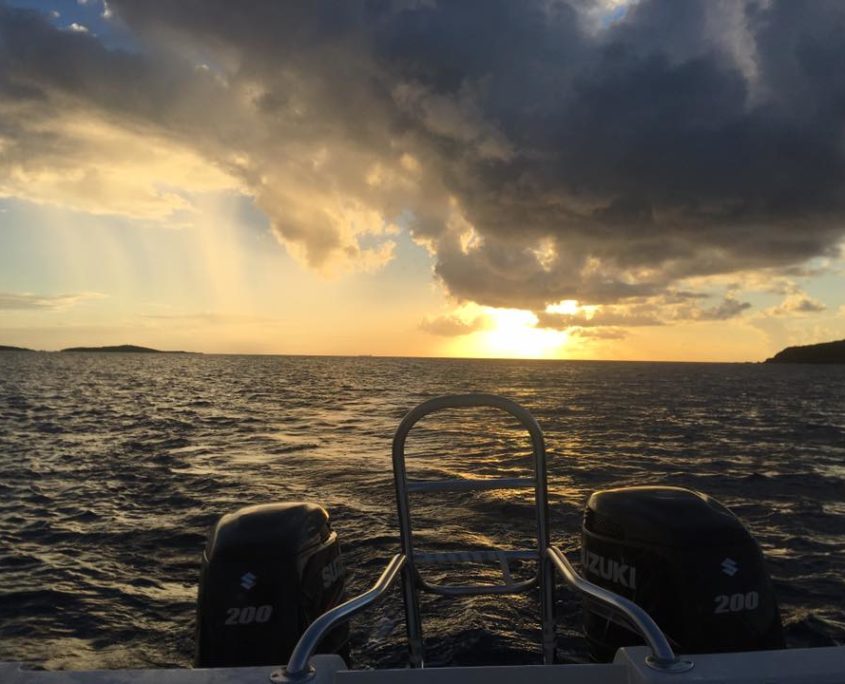 Sunset shot with swell time charters Sunset shot with swell time charters