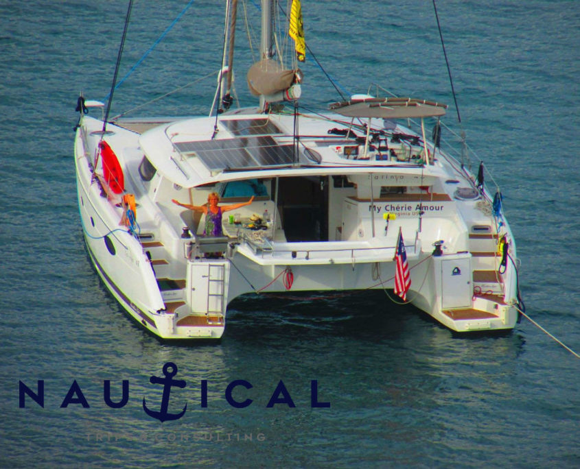 My Cherie Amour at anchor My Cherie Amour at anchor