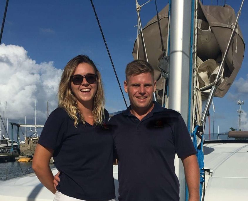 Richard and Dominique of Mojo Yacht Richard and Dominique of Mojo Yacht